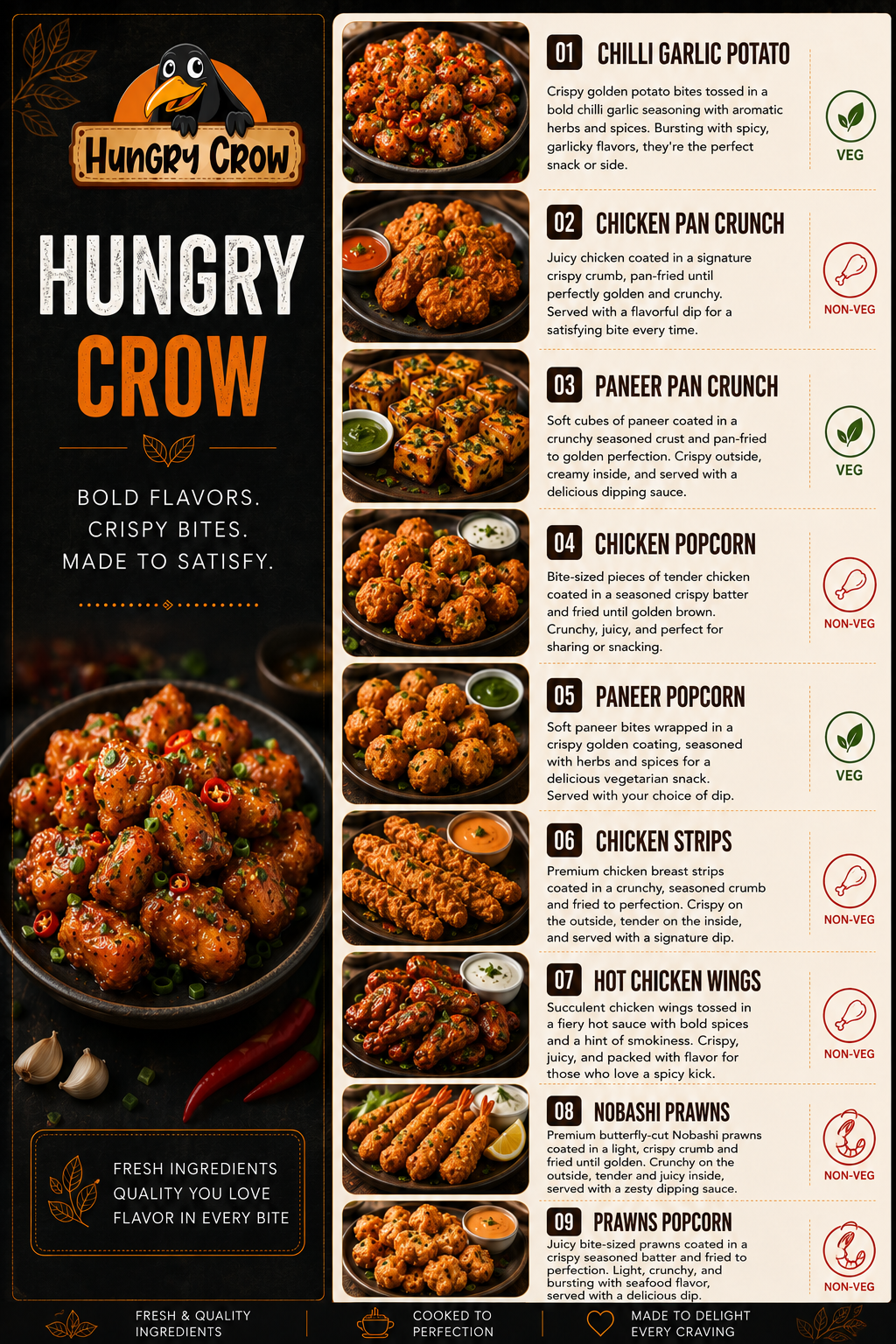 Hungry Crow - Hungry Crow menu